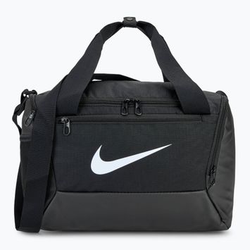 Treniruočių krepšys Nike Brasilia 9.5 Duffle 25 l black/black/white