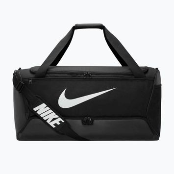 Nike Brasilia 9.5 treniruočių krepšys juoda/juoda/balta