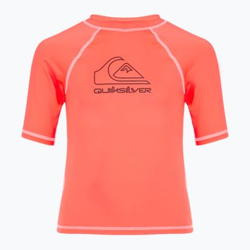 Vaikiški plaukimo marškinėliai Quiksilver On Tour orange