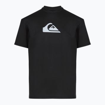 Vaikiški plaukimo marškinėliai Quiksilver Solid Streak black