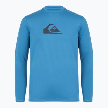 Vaikiški plaukimo marškinėliai ilgomis rankovėmis Quiksilver Solid Streak blue