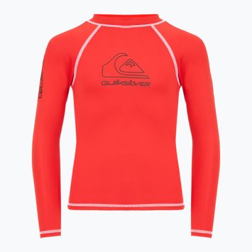 Vaikiški plaukimo marškinėliai ilgomis rankovėmis Quiksilver On Tour red