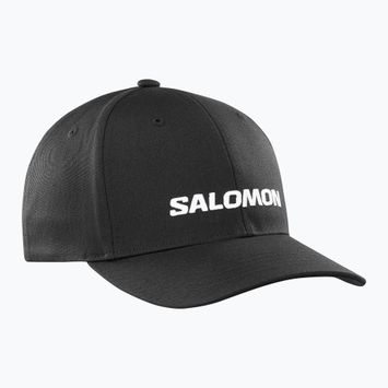 Kepuraitė su snapeliu Salomon Logo deep black