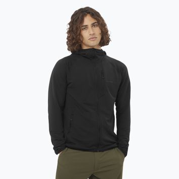 Vyriškas žygio džemperis Salomon Sntial Lightwarm Hybrid deep black