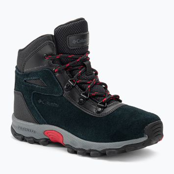 Columbia Newton Ridge Amped juodi/kalnų raudoni vaikiški žygio batai