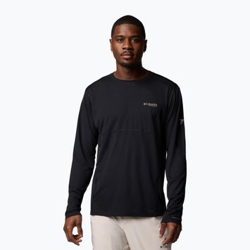 Vyriški marškinėliai ilgomis rankovėmis Columbia Cirque River Pro Crew black