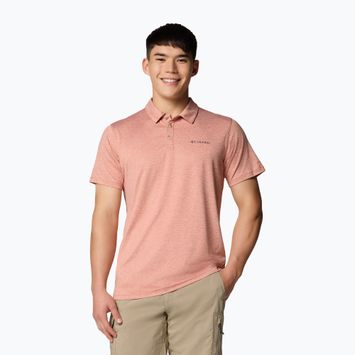 Vyriški marškinėliai Columbia Tech Trail Utility Polo tuscan heather