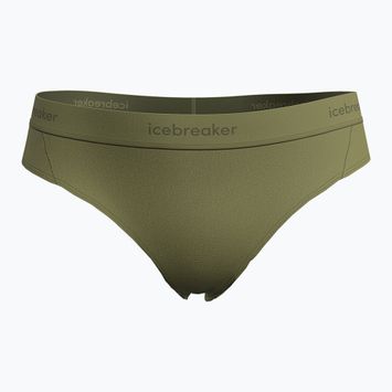 Moteriški termoaktyvūs apatiniai icebreaker Merino 125 Cool-Lite Sprite Hipster olive
