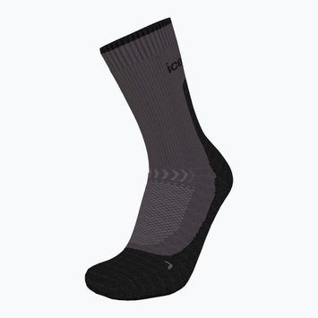 Moteriškos žygio kojinės icebreaker Merino Hike+ Light Crew obsidian/black