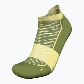 Moteriškos bėgimo kojinės icebreaker Merino Run+ Ultralight Micro olive/cirtine