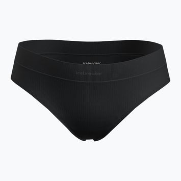 Moteriški termoaktyvūs apatiniai icebreaker Merino Rib Lotus Hipster black