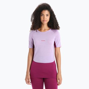 Moteriški termo marškinėliai Icebreaker 125 Zoneknit Crewe purple gaze