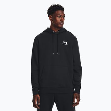 Vyriška "Under Armour Essential Fleece Hoodie" juoda/balta