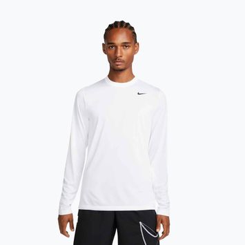 Vyriški treniruočių marškinėliai ilgomis rankovėmis Nike Dri-FIT Legend white/black