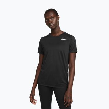 Moteriški treniruočių marškinėliai Nike Dri-Fit black/white