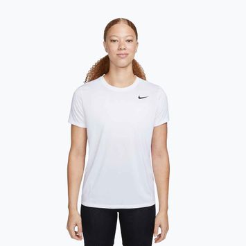 Moteriški treniruočių marškinėliai Nike Dri-Fit white/black