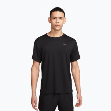 Vyriški bėgimo marškinėliai Nike Miler Dri-Fit UV juodi