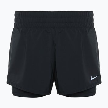 Moteriški bėgimo šortai Nike One Dri-FIT 2IN1 black / reflective silver