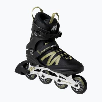 Vyriškos pačiūžos K2 Freedom III 80 Alu black-green 30H0601.1.1.1.085