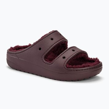 Šlepetės Crocs Classic Cozzzy dark cherry