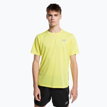 Vyriški marškinėliai New Balance Top Impact Run geltonos spalvos MT21262CSE