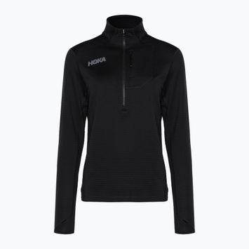 Moteriškas bėgimo džemperis HOKA 1/2 Zip black