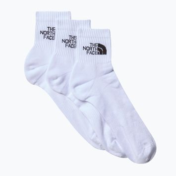 Žygio kojinės The North Face Multi Sport Cush Quarter Sock 3 poros white