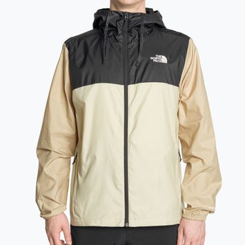 Vyriška striukė nuo vėjo The North Face Cyclone 3 gravel/black/khaki