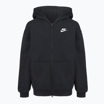 Nike Sportswear Club Fleece vaikiškas džemperis FD2931-010 juoda/balta