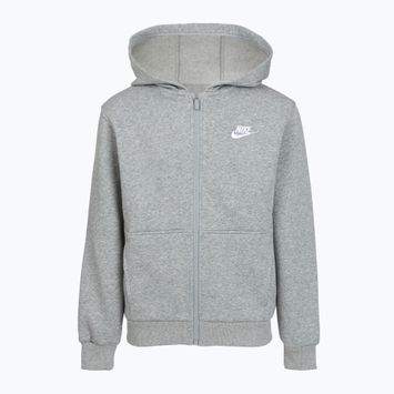 Vaikiškas džemperis Nike Sportswear Club Fleece dark grey heather/base grey/white