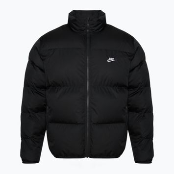 Vyriška pašiltinta striukė Nike Sportswer Club Puffer black/white