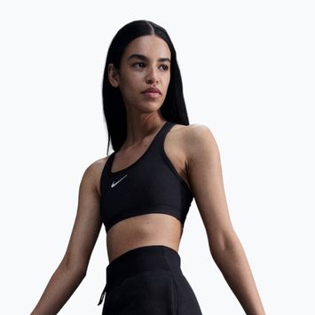 Treniruočių liemenėlė Nike Swoosh Medium Support black/white