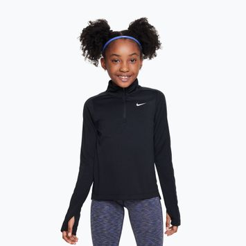 Vaikiškas treniruočių džemperis ilgomis rankovėmis Nike Dri-Fit 1/4 Zip black/white