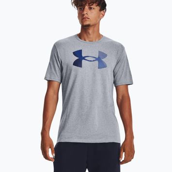 Vyriški Under Armour Big Logo marškinėliai Fill steel light heather/black/royal