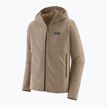 Vyriški Patagonia R1 TechFace Hoody seabird grey džemperiai