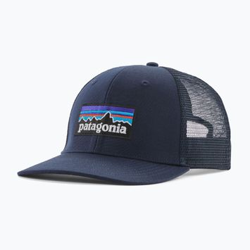 Kepuraitė su snapeliu Patagonia P-6 Logo Trucker naw navy