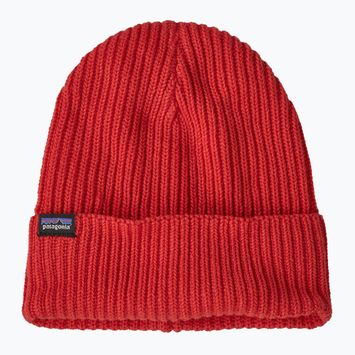 Patagonia Fishermans Rolled Beanie žieminė kepurė madder red