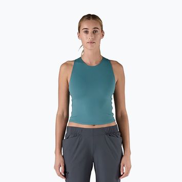 Moteriški žygių marškinėliai Patagonia Reversible Tank wetland blue