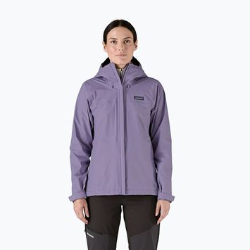 Moteriška striukė nuo lietaus Patagonia Torrentshell 3L Rain concrete purple