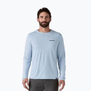 Vyriški marškinėliai ilgomis rankovėmis Patagonia Cap Cool Daily Graphic Shirt-Waters fitz roy trout/fleck blue