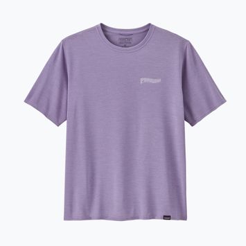 Vyriški marškinėliai Patagonia Cap Cool Daily Graphic Shirt Waters forgotten island/concrete purple x-dye