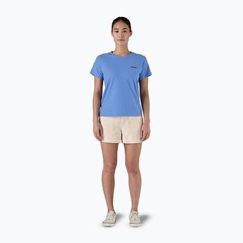 Moteriški marškinėliai Patagonia P-6 Logo Responsibili-Tee abundant blue