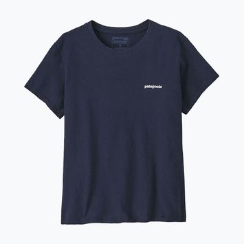 Moteriški marškinėliai Patagonia P-6 Logo Responsibili-Tee new navy