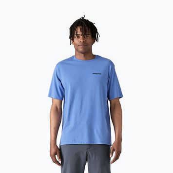 Vyriški marškinėliai Patagonia P-6 Logo Responsibili-Tee abundant blue
