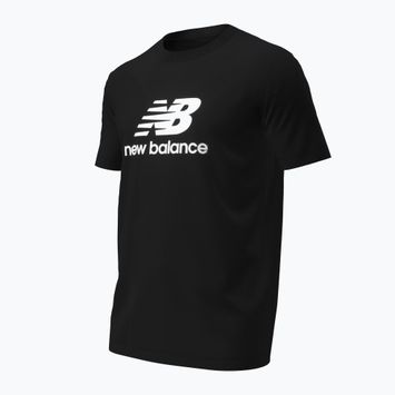 Vyriški marškinėliai New Balance Stacked Logo black