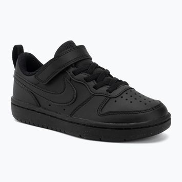 Nike Court Borough Low Recraft vaikiški bateliai black/black/black