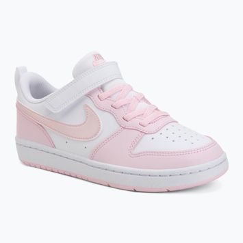 Vaikiški batai Nike Court Borough Low Recraft white/pink foam