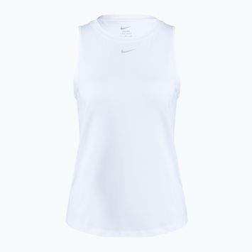 Moteriškas treniruočių tank topas Nike One Classic Dri-Fit white/black