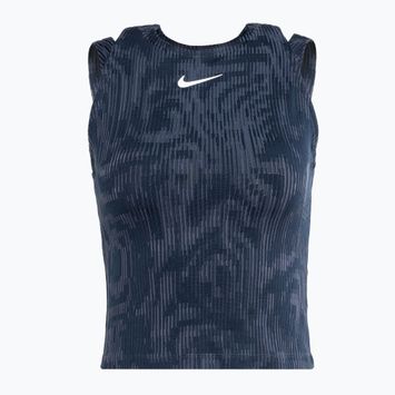 Moteriškas teniso tank topas Nike Court Dri-Fit Slam RG obisidian/white