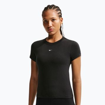Moteriški marškinėliai Nike Sportswear Chill Knit black/white